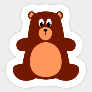 Cute and Funny Teddy Bear Lover Sticker